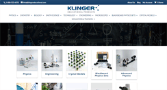 Desktop Screenshot of klingereducational.com